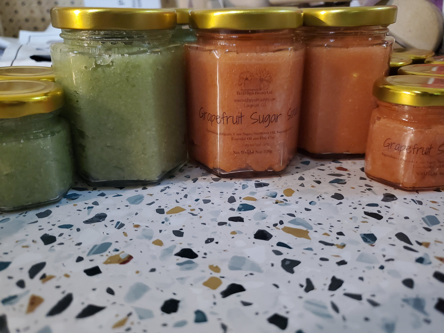 Grapefruit Sugar Scrub