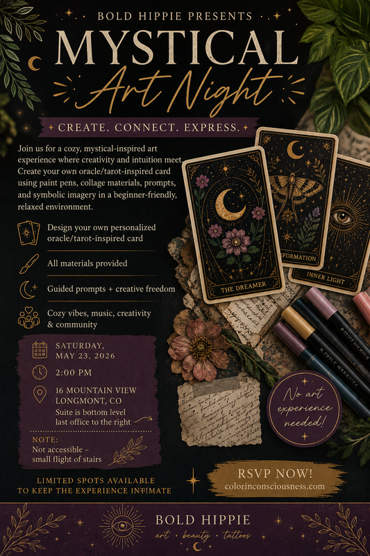 Color in Consciousness: Create a Tarot Card