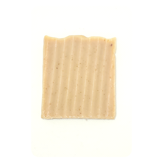 3.5 OZ Rosehip powder soap bar with a fresh and earthy lemongrass scent. These soaps are bubbly and cleansing. They are made with all-natural vegan, gluten-free, and eco-friendly products and packaging.  Samples/Travel size (.5oz) is also available.   Ingredients: Olive oil, coconut oil, Shea butter, hemp seed oil, Castor oil, water, lye, essential oils and rosehip powder.